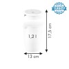 Mixing Container With Protective Lid