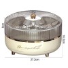 360 Rotating Dry Fruit Storage Container 2 layer