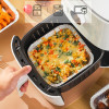 Square Aluminum Foil Plate For Air Fryer 10 Pcs
