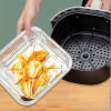 Square Aluminum Foil Plate For Air Fryer 10 Pcs
