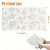 Drawer Liner Mat Gold Floral