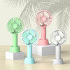 Mini Portable Hand Fan Rechargeable With Stand