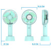 Mini Portable Hand Fan Rechargeable With Stand