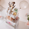 2 Layer Makeup Cosmetic Organizer With Drawer