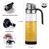 Glass Oil Dispenser Bottle Auto Flip 550 ML