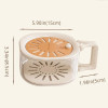 2 In 1 Fruit Strainer Container With Lid