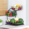 3-Tier Metal Fruit Basket Rack-Premium