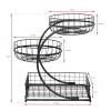 3-Tier Metal Fruit Basket Rack-Premium