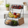 MultiPurpose 3-Tier Storage Basket Rack
