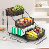 MultiPurpose 3-Tier Storage Basket Rack