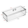 Acrylic Makeup Cosmetic Container With Lid