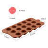 Silicone Mini Chocolate Molds For Baking