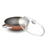 Prestige Ultra 28cm Non-Stick Karahi/wok with Lid & Pan Holder