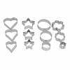 Prestige 12-Piece Biscuit Cutter Set — Stainless Steel Cookie & Shape Cutters