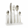 Alpenberg Stainless Steel Cutlery Set 52 Piece flat lines