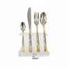Alpenberg Stainless Steel Cutlery Set 52 Piece silver golden