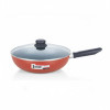 Elegant Prima Non Stick Wok with Glass Lid 30cm