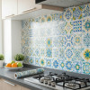 Marble Adhesive Sheet Moroccan Mosaic Pattern Design