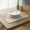 Anti-Slip Dish Drying/Dining Table Mat-Blushing Earth Tones Design