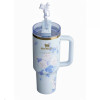 Stanley 40 OZ Tumbler Love Shack Fancy Quencher Everblooming Rosettes Gift Box Edition