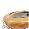 Hotpot 38CM Light Wood Silver