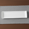 Brilliant Rectangular Ceramic Plate 17.25inch