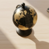 Black & Gold Decorative Globe Luxury Desk Ornament