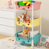 3-Tier Kids Toy And Accessories Storage Trolley