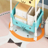 3-Tier Kids Toy And Accessories Storage Trolley