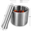 Mortar And Pestle Set Spice Hand Masher Stainless Steel
