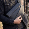 Men’s Leather Crossbody Waterproof  Bag Large Capacity Chest Bag