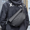 Men’s Leather Crossbody Waterproof  Bag Large Capacity Chest Bag