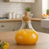 Limon Airtight 950 ML Glass Jug With Wooden Stopper