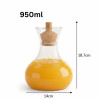 Limon Airtight 950 ML Glass Jug With Wooden Stopper
