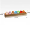 7 LED Crystal Ball Light Decorative Ambient Lamp
