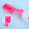 Plastic Hair Oil Bottle with Comb Applicator