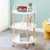 Luxury 3 Layer Round Trolley Premium Quality