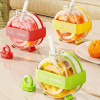 Round Ice Cube Bottle Freezer Ice Storage Bottle