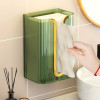 Wall Mounted Transparent Tissue Box  Space Saving Tissue Holder