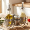Ziba Cycle Design Oil Vinegar Bottles And Salt Pepper Jars Set