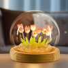Round Tulip Lamp – Elegant Table & Night Light