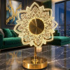 Golden Fancy Table Electric Lamp – Decorative LED Desk Light