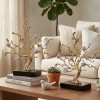 Golden Blossom Gemstone Tree Decor – Elegant Home Ornament
