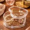 Acrylic Heart Shaped Transparent Jewellery Box – Elegant Storage Organizer