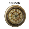 Heritage Gear 18 Inch Mustard Copper Wall Clock