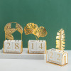 Golden Bloom Everlasting Desk Calendar
