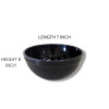 Melamine Black Vigo 7 INCH Small Bowl For Serving