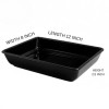 Melamine Black Dish One Piece for Serving