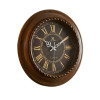 Heritage Ocean2 18 Inch Coffee Brown Wall Clock