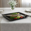 Melamine BLACK Platter Medium One Piece for Serving